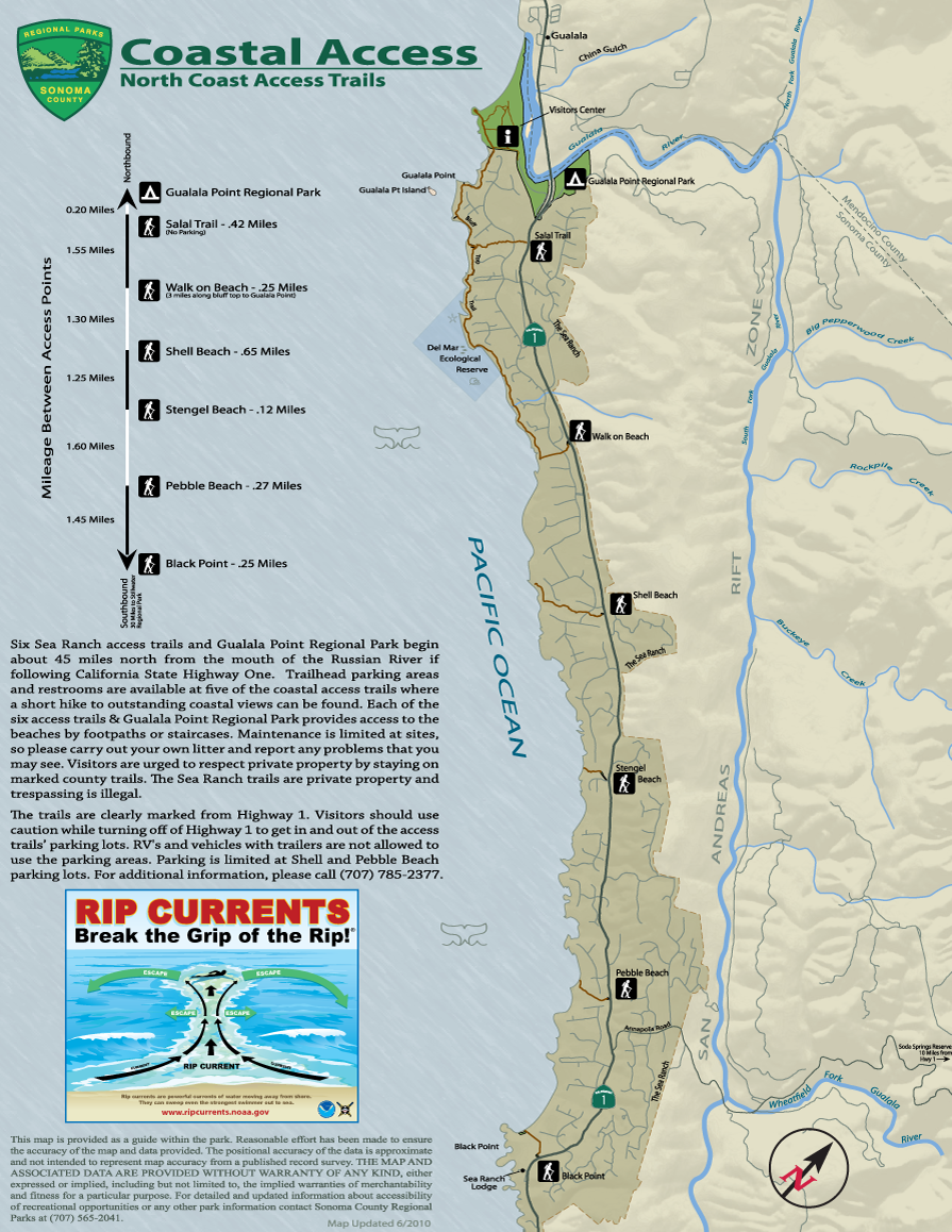West coast sales trail map pdf